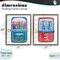 Stupell Industries Whimsical Silly Sardines 2pc Floating Frame Set, design by Courtney Prahl